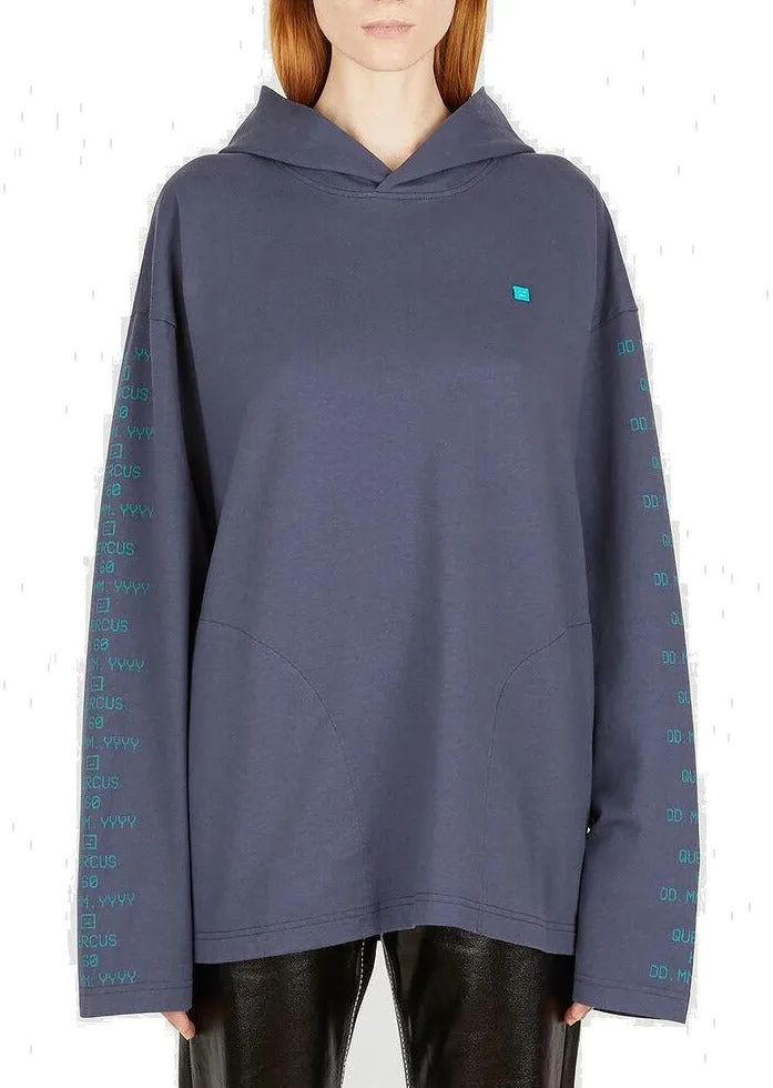 Acne Studios Lightening Tree Print Oversized Hoodie