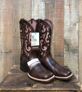 Ariat Karma VentTek Western Boots - Brown