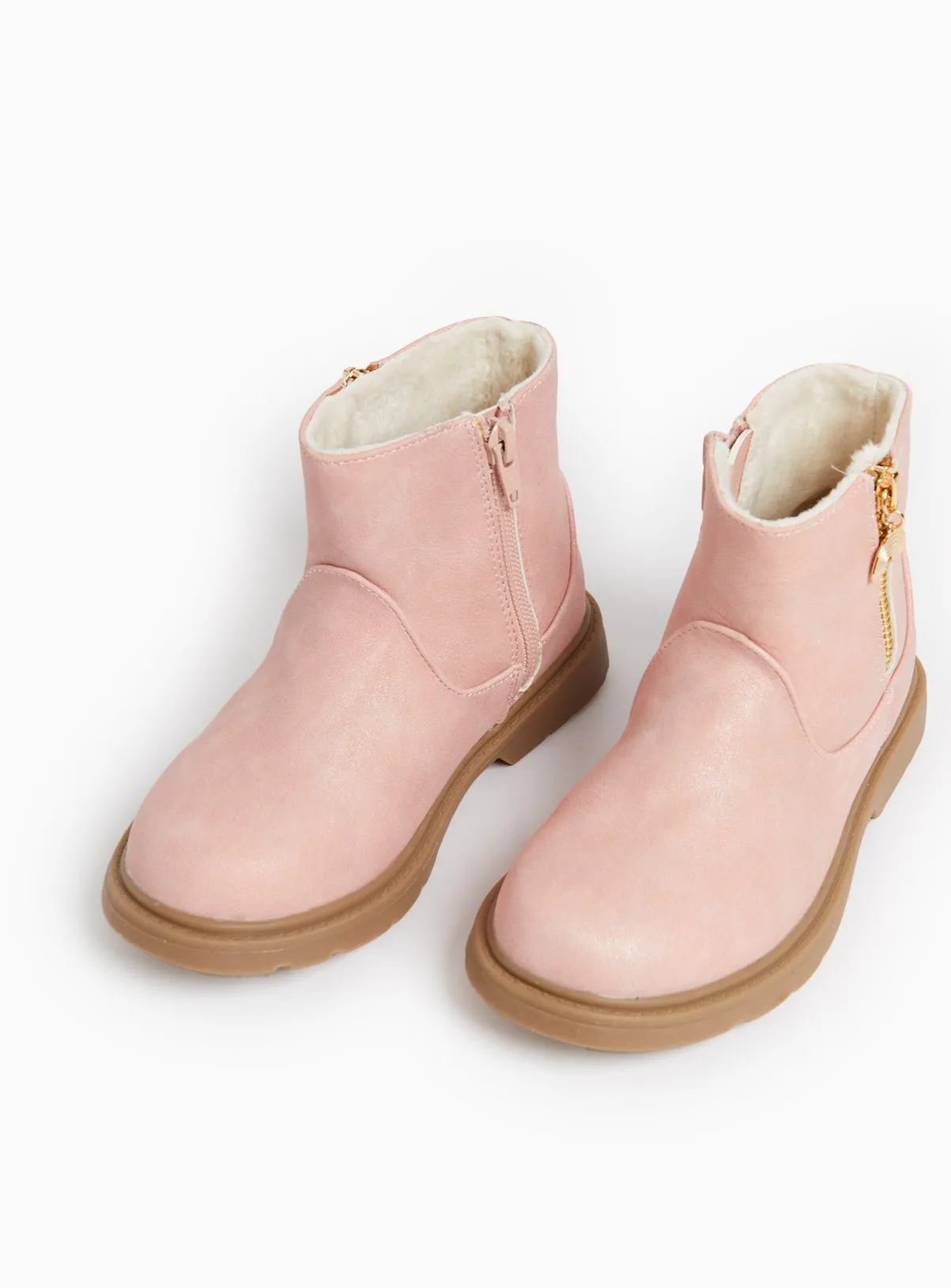 Buy Chunky Pink Chelsea Boots 8 Infant | Boots and wellies | Tu