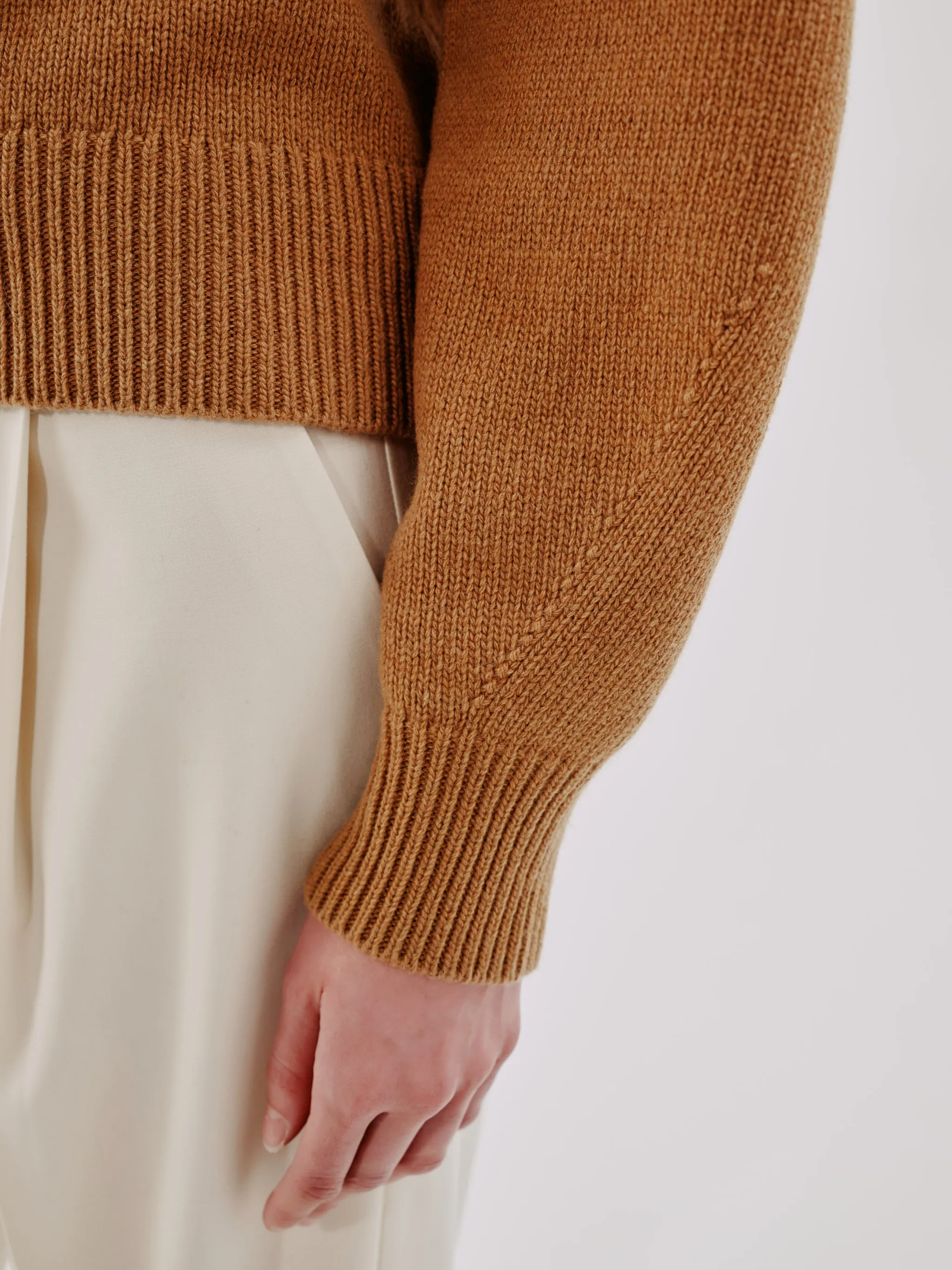 Cashmere Knit Sweatshirt