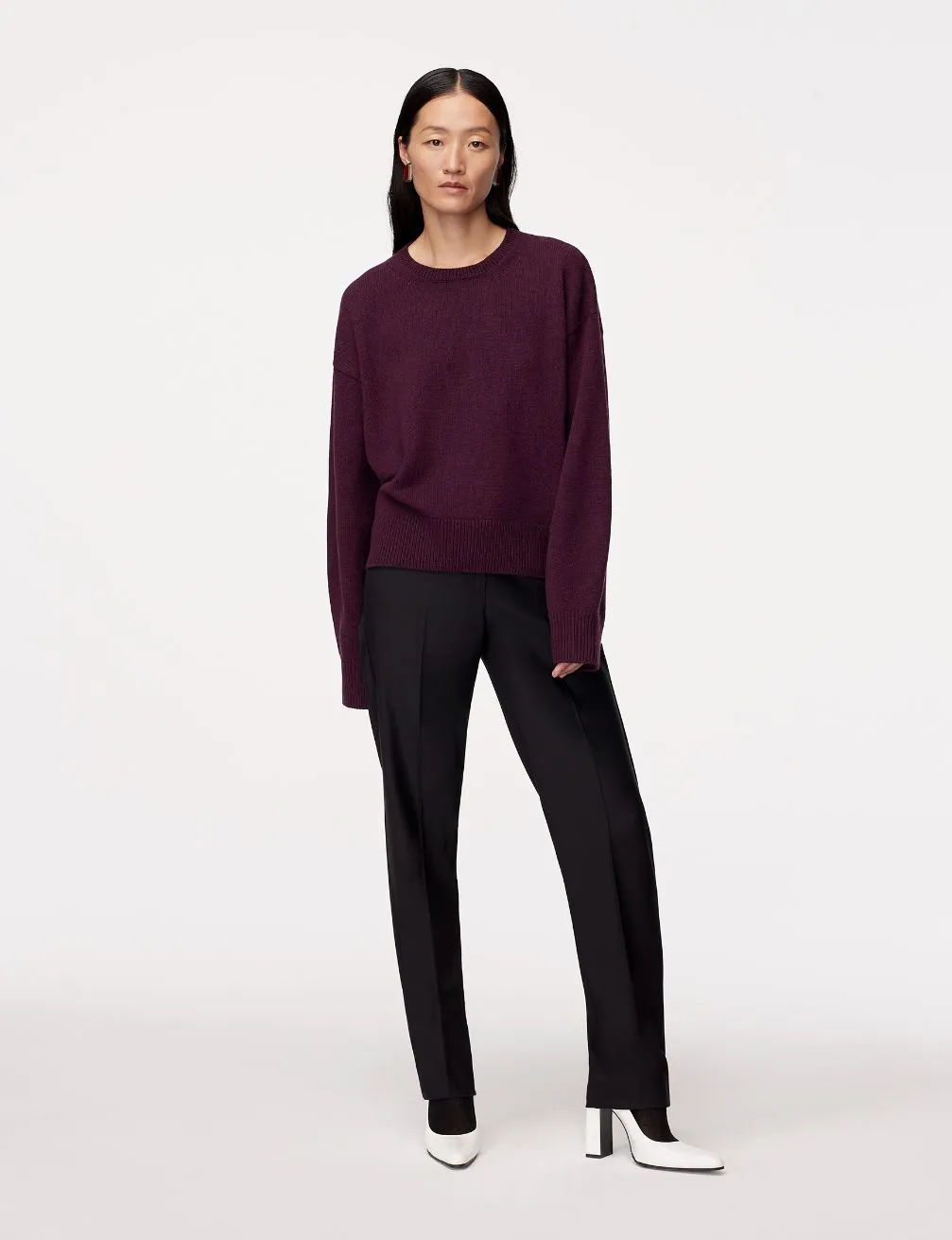 Cashmere Knit Sweatshirt