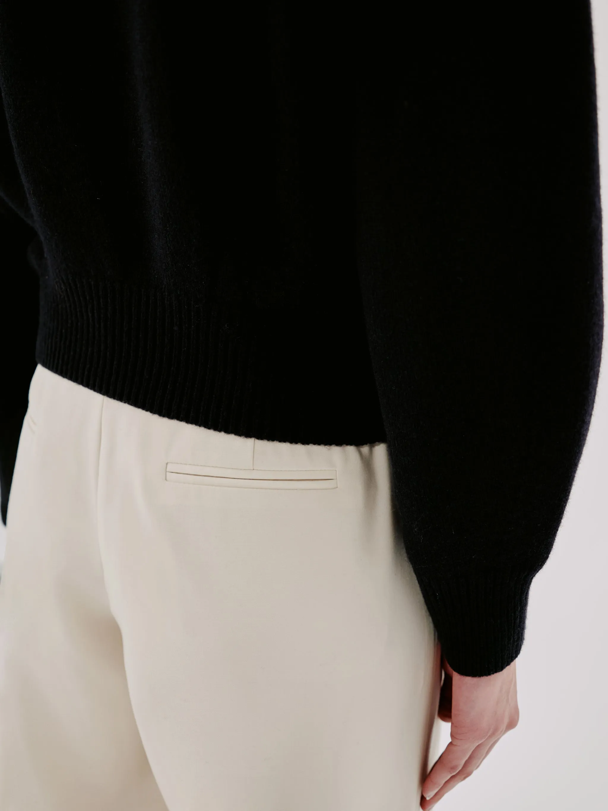 Cashmere Knit Sweatshirt