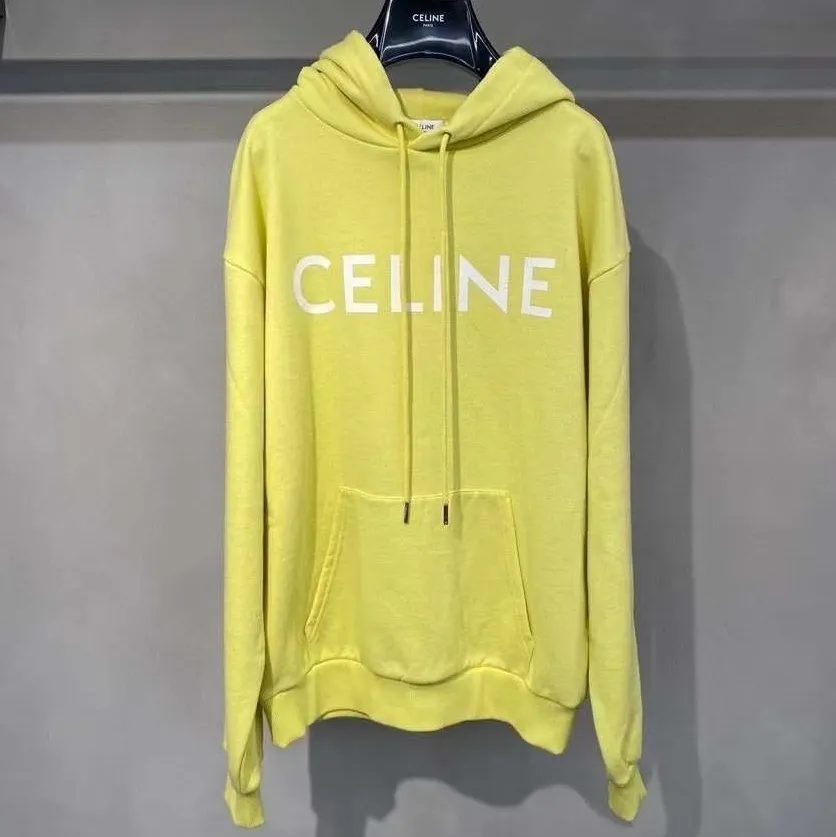 CELINE  |Loose Celine hoodie in Cotton fleece