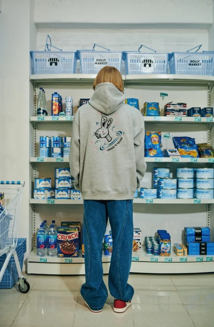 COMPAGNO  |[COMPAGNO]★CHEWS TO EMBROIDERED HOODIE