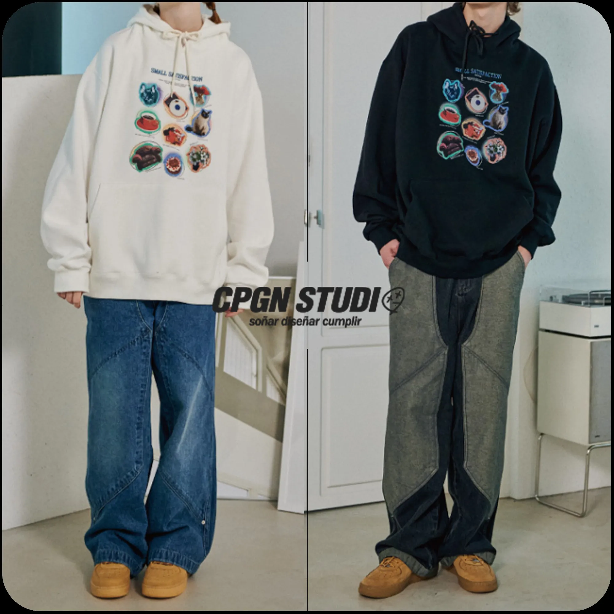 COMPAGNO  |[COMPAGNO]★DTP Small Happiness HOODIE