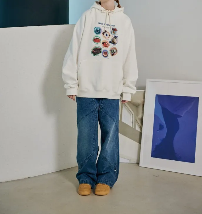 COMPAGNO  |[COMPAGNO]★DTP Small Happiness HOODIE