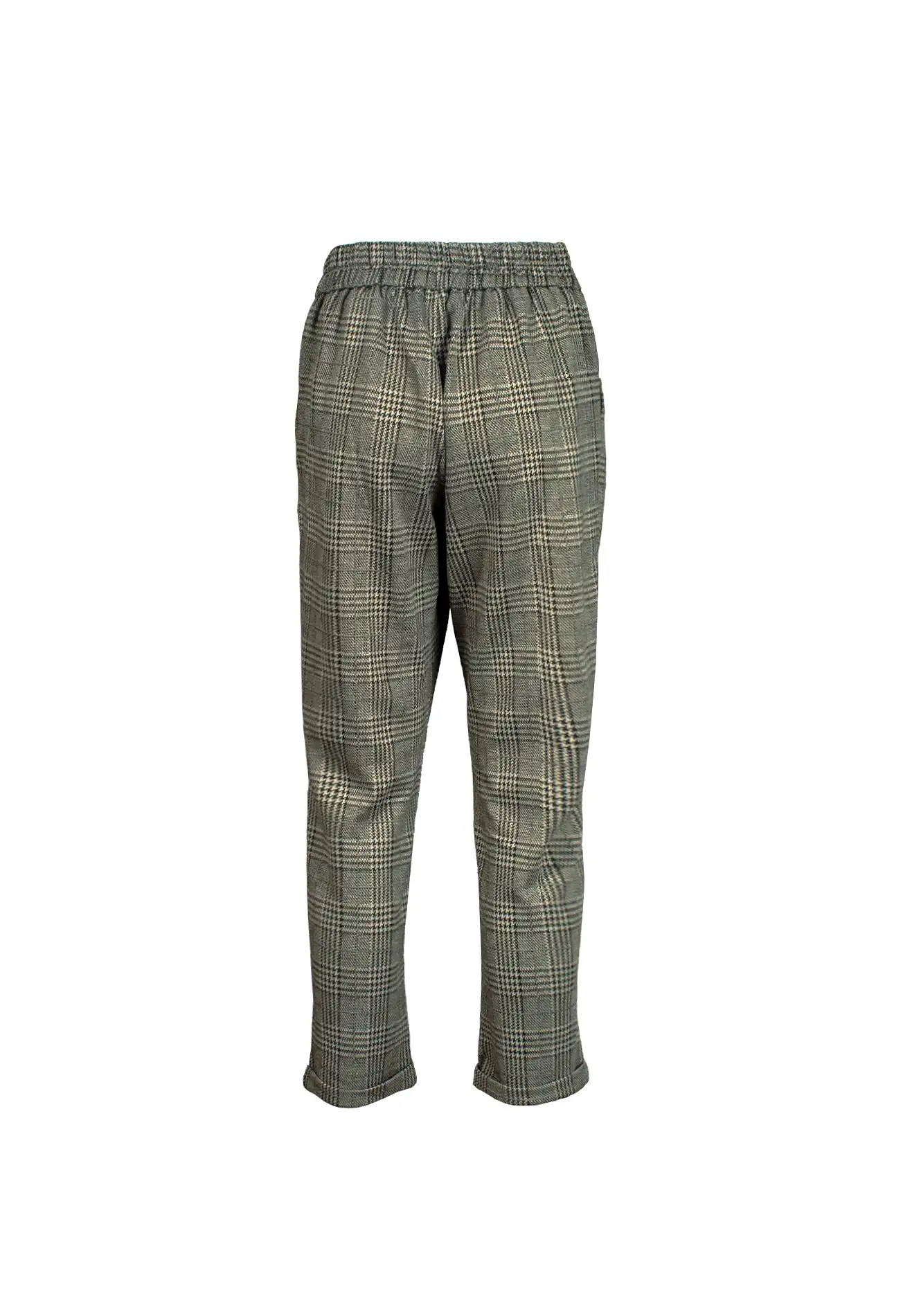 DAISY BY VOIR High Rise Checked Tapered Pants