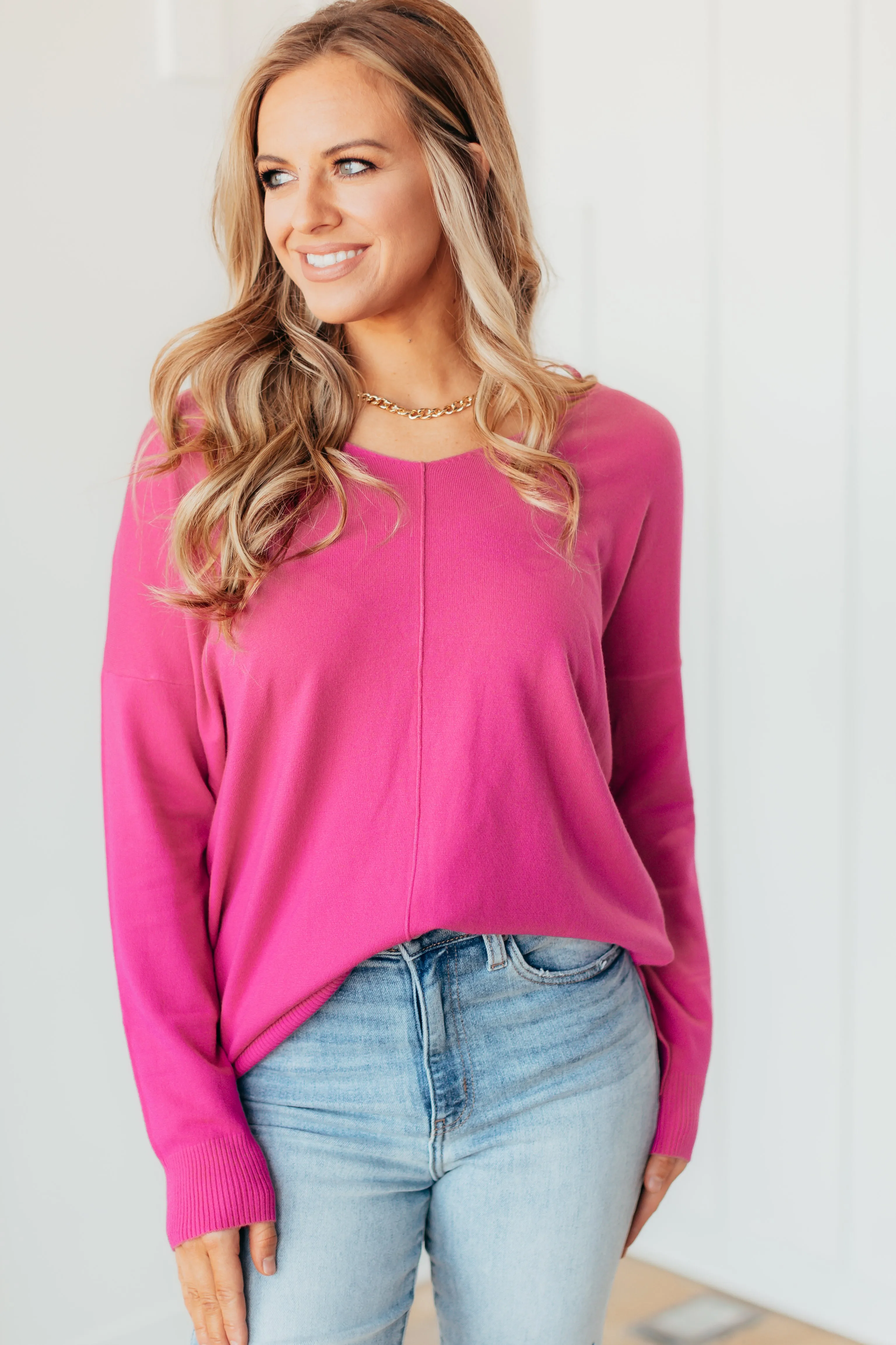 Dreamers Soft V-Neck Sweater - 4 Colors