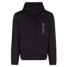 Emporio Armani - Technical Fabric Hoodie in Black