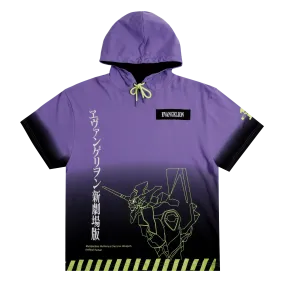 Eva Unit-01 Gradient Short Sleeve Hoodie