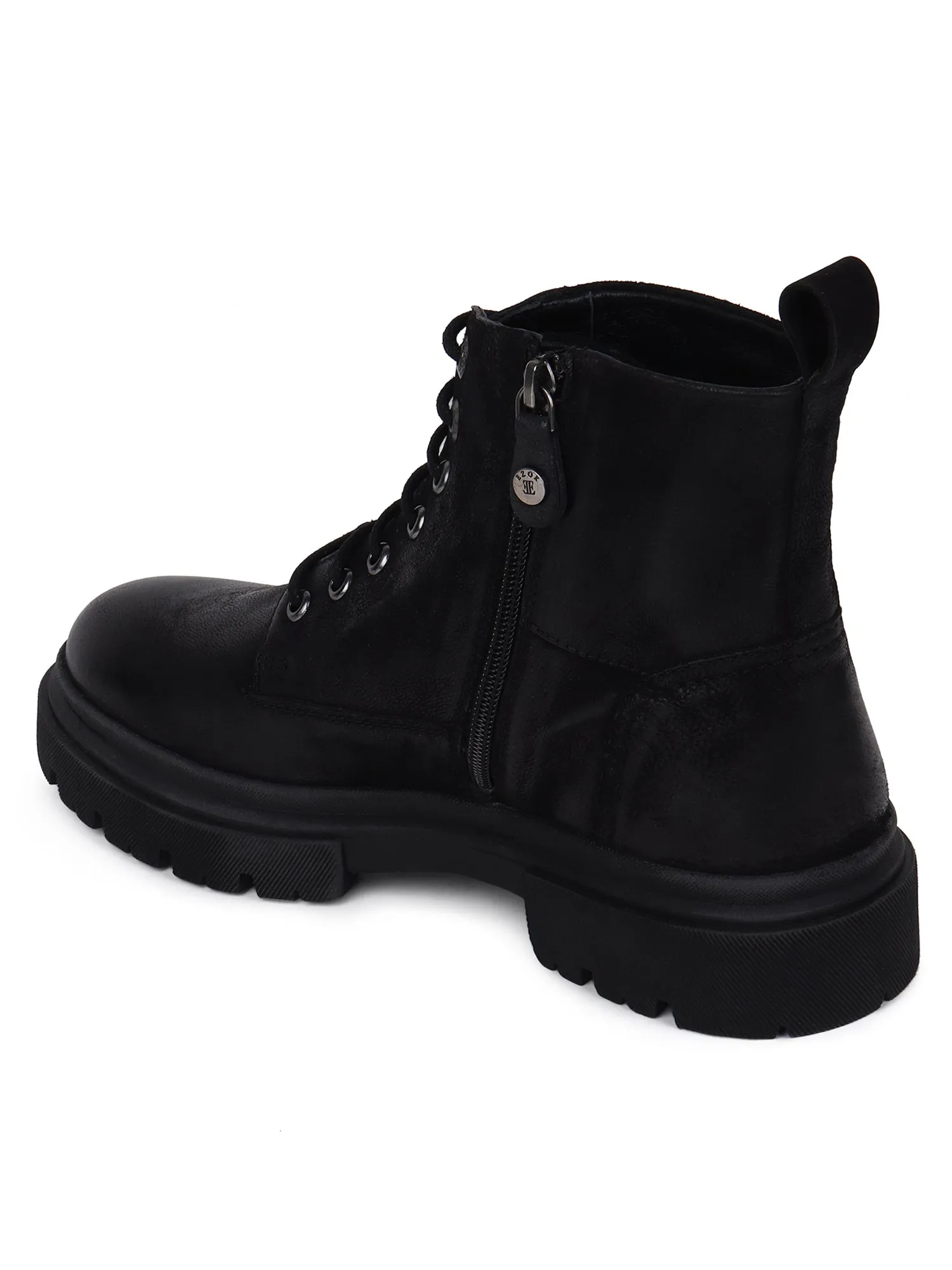 Ezok Black Stan Casual Boots Shoes