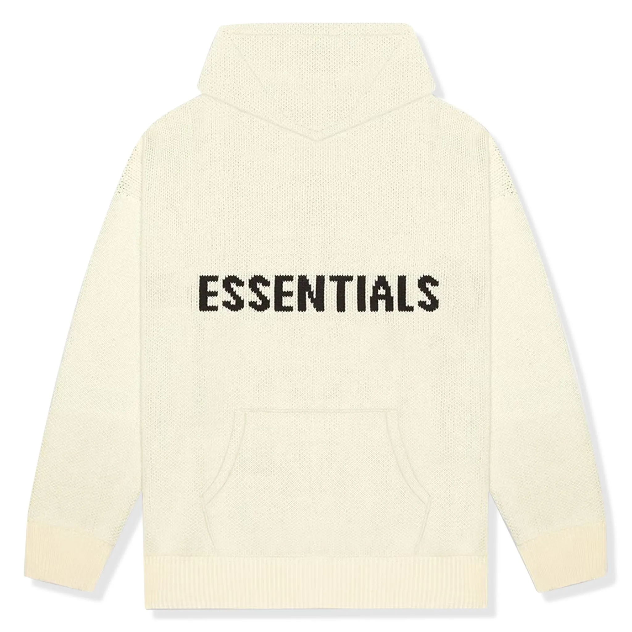 Fear Of God Essentials Cream Knit Hoodie