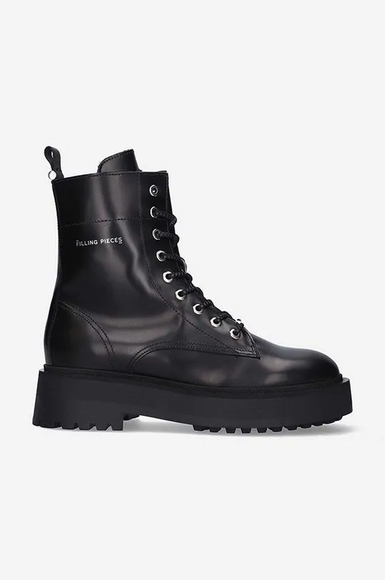 Filling Pieces leather biker boots Jenn women's black color 55628221847