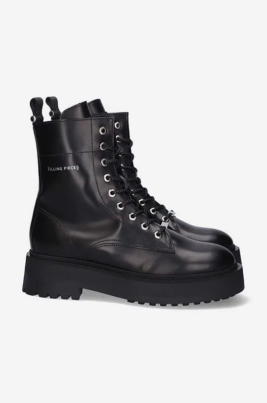 Filling Pieces leather biker boots Jenn women's black color 55628221847