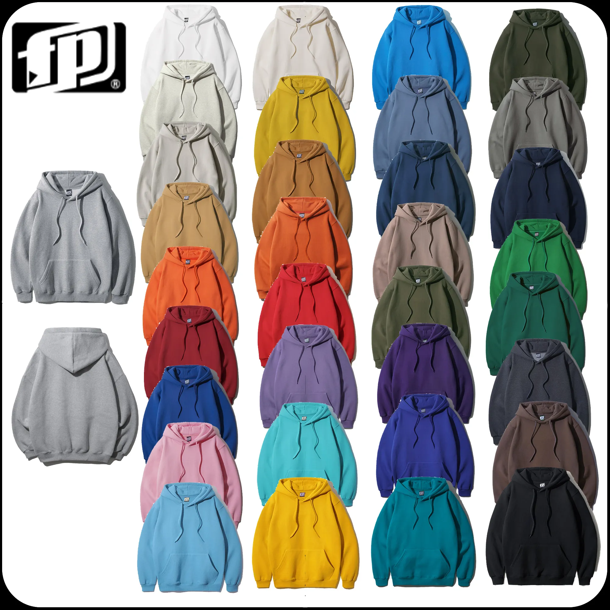 FP142  |【FEPL】★950G ORIGINAL PLAIN HOODIE