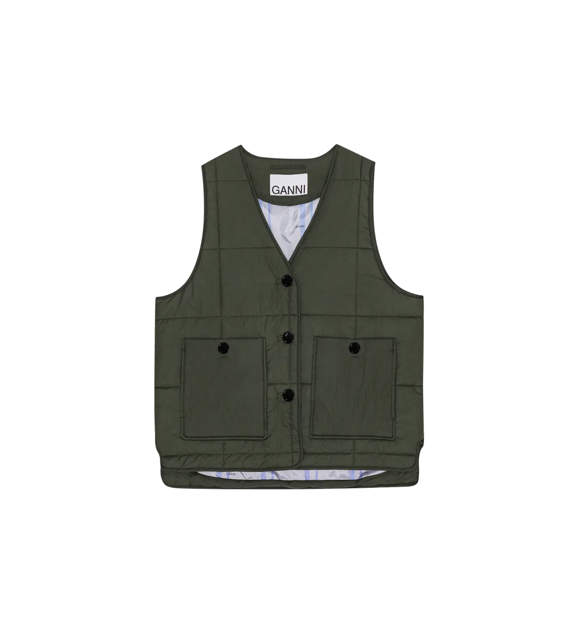 GANNI Quilt Vest