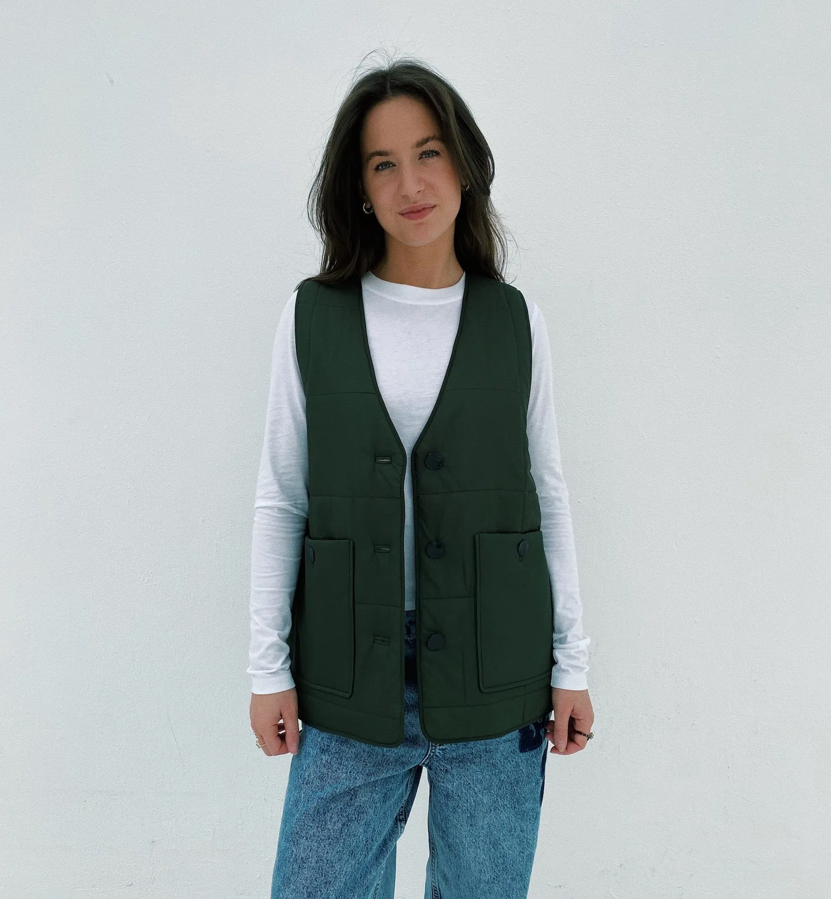 GANNI Quilt Vest