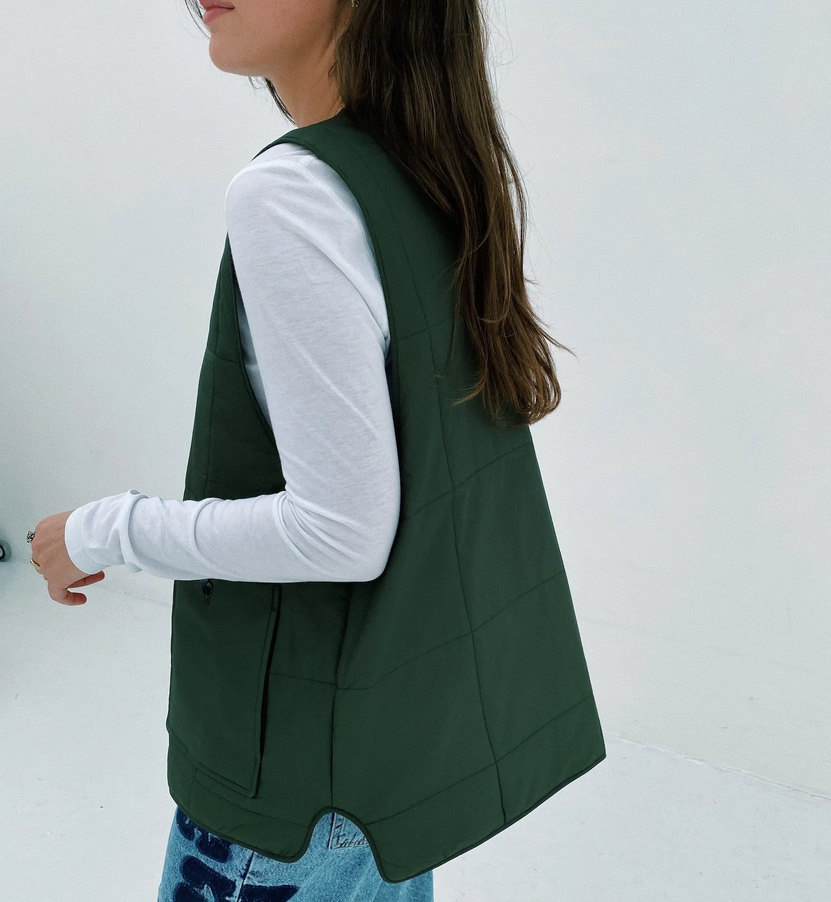 GANNI Quilt Vest