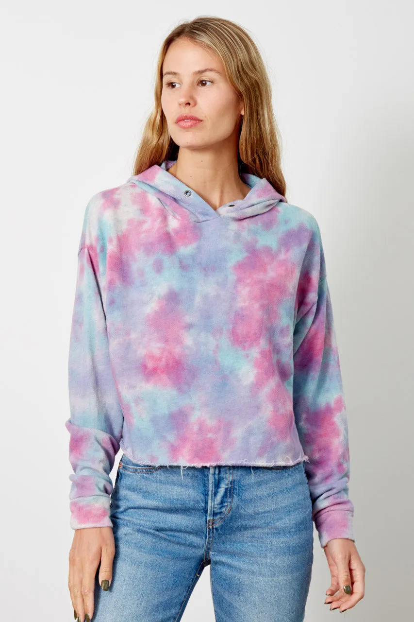 good hYOUman Women's Anya Crop Hoodie - CONFETTI