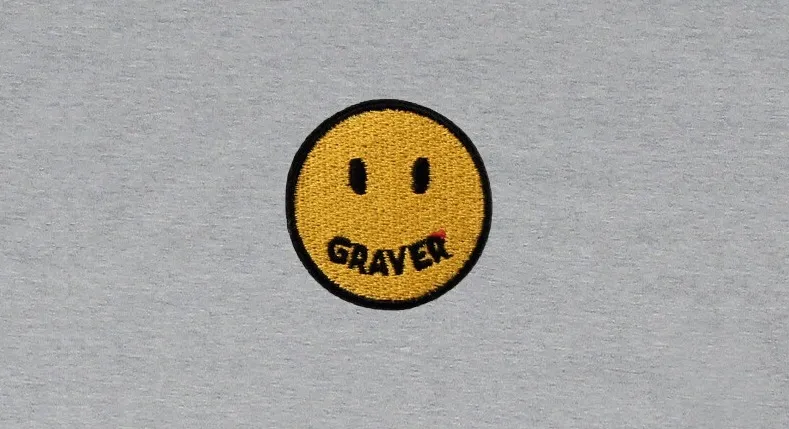 GRAVER  |[GRAVER]★DOT SMILE EMBROIDERY HOODIE