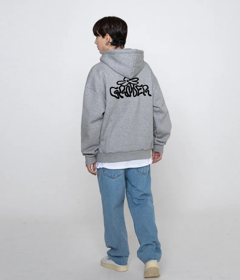 GRAVER  |[GRAVER]★WAVE LOGO FLOWER HOODIE