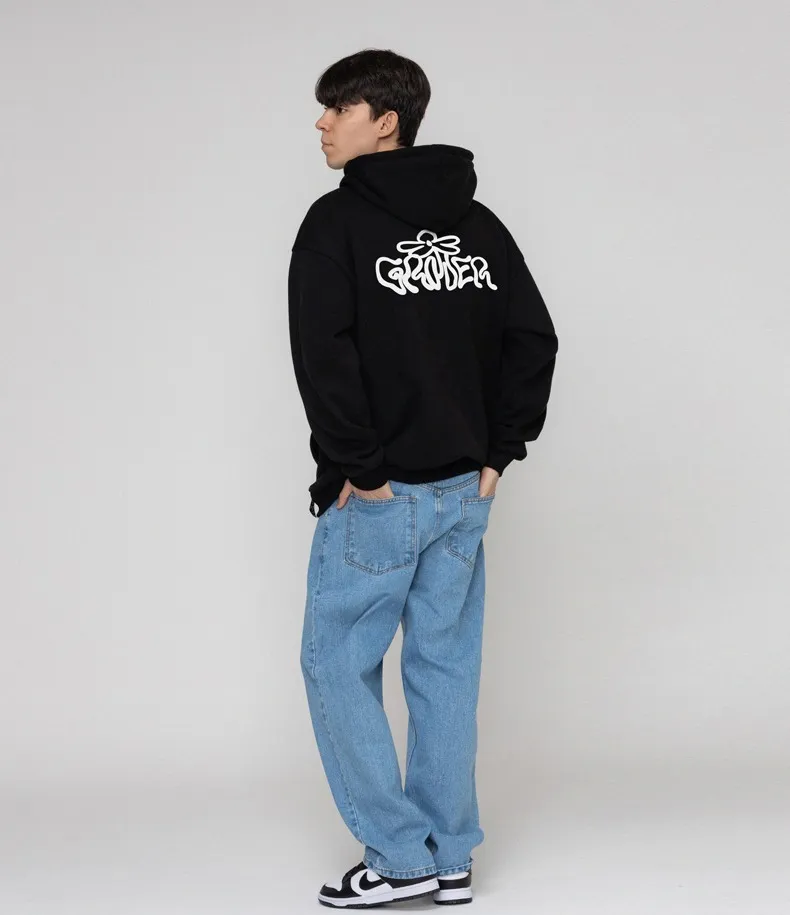 GRAVER  |[GRAVER]★WAVE LOGO FLOWER HOODIE