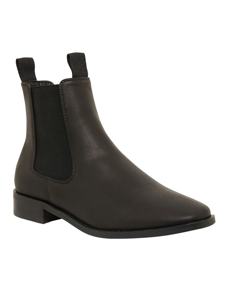 Harp Black Smooth Boots