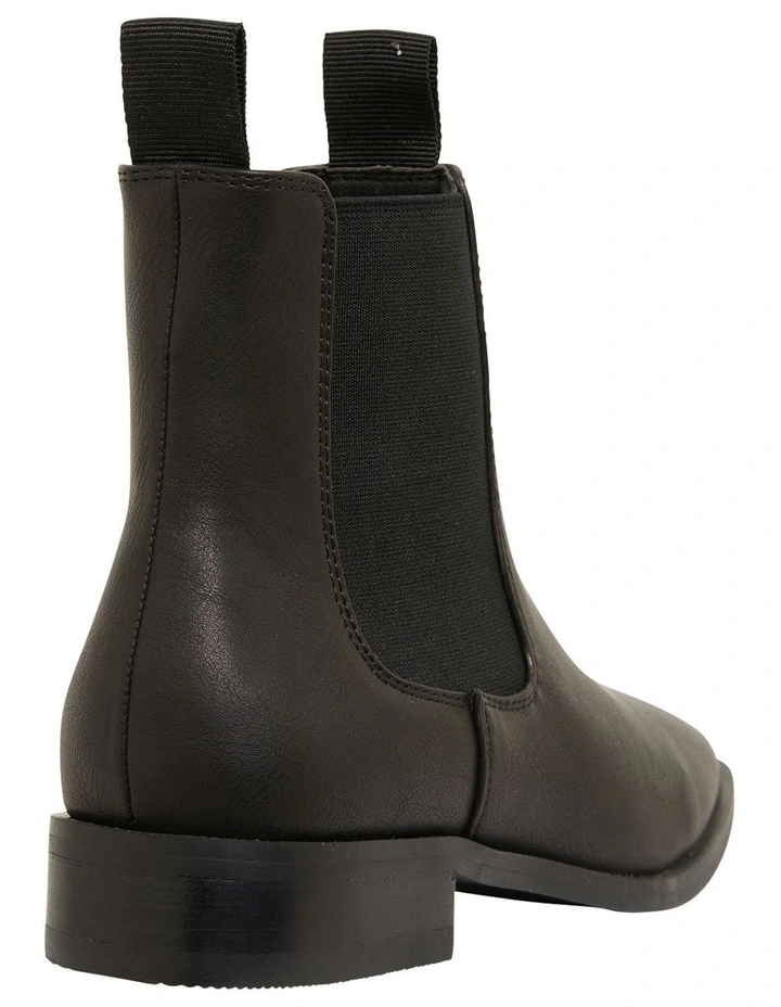 Harp Black Smooth Boots