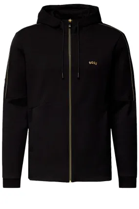 Hugo Boss Saggy 2 Zip Hoodie Black