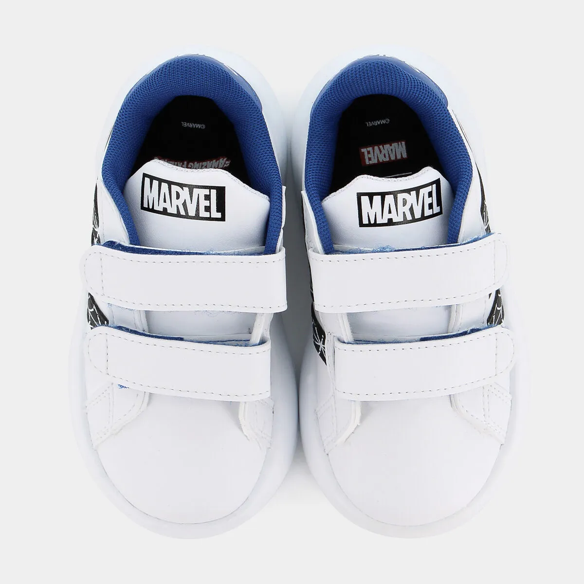 ID8017GRAND COURT SPIDER-MAN CF Iftwr white/core black/team royal blue- PRIMI PASSI