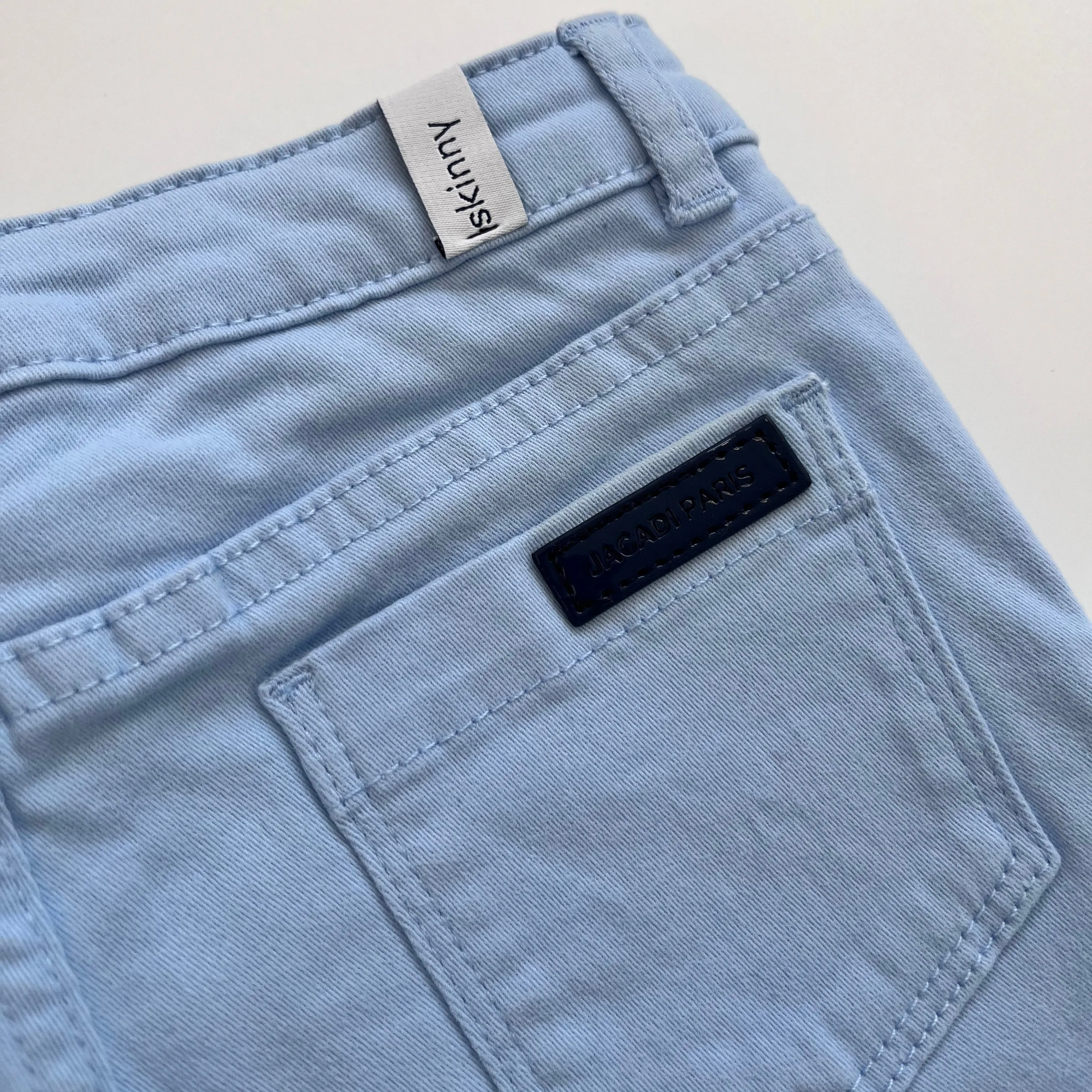 Jacadi Sky Blue Cotton Trousers: 5 Years (Brand New)