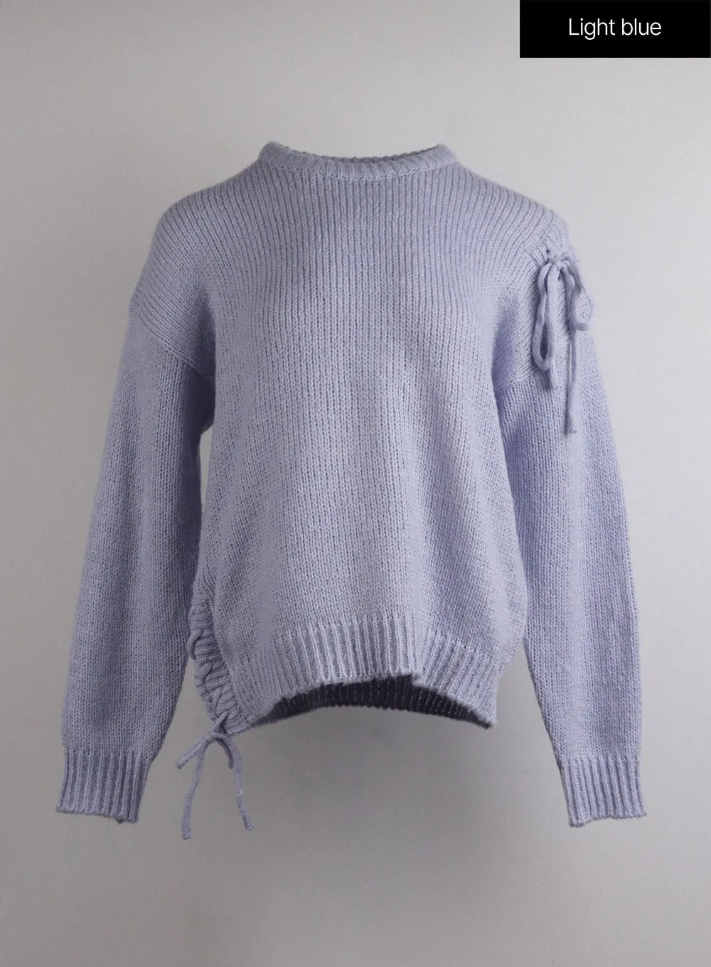 Knit Round Neck Long Sleeve Sweater OJ417