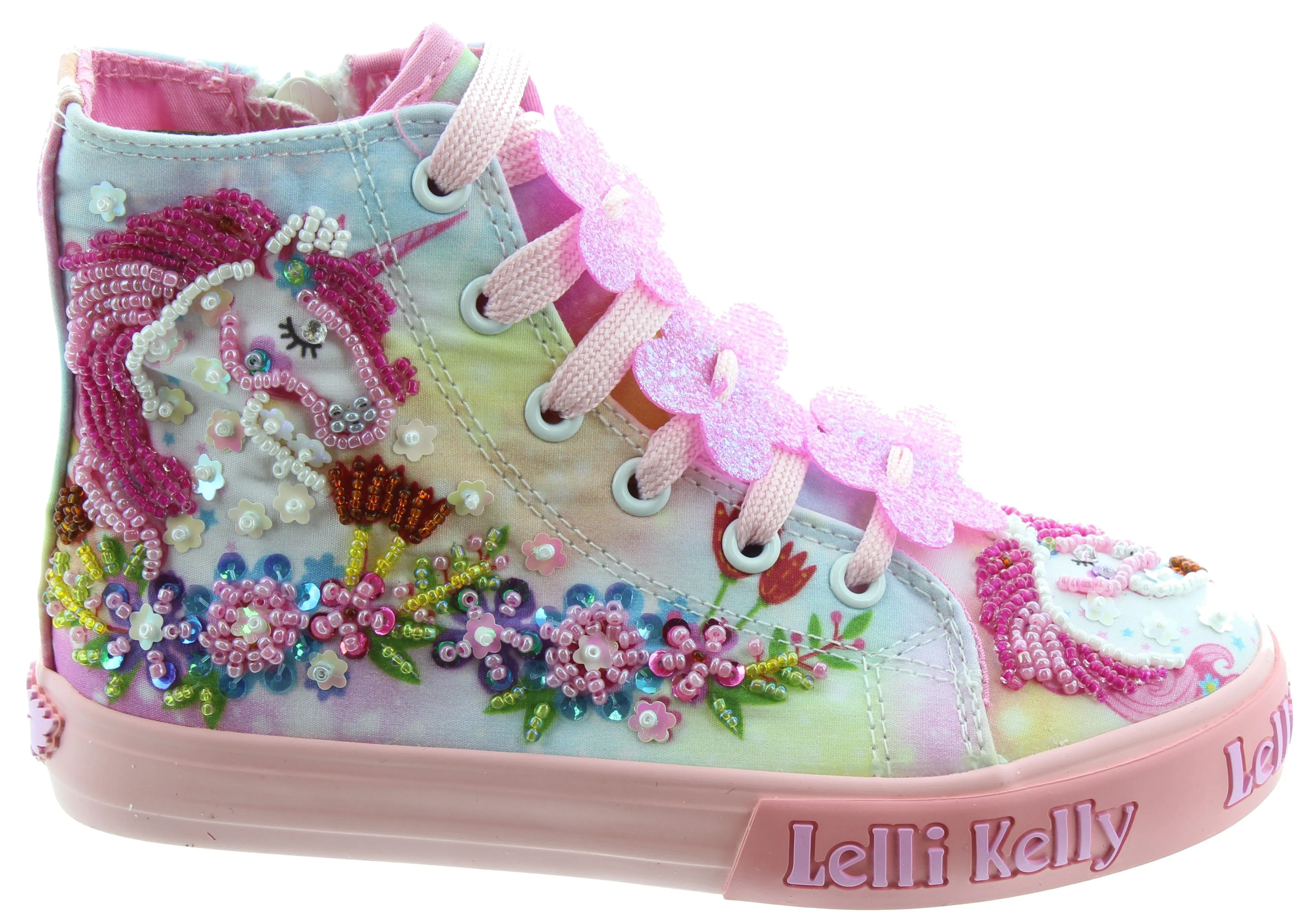 LELLI KELLY Kids LK1002 Unicorn Baseball Boots In Multi