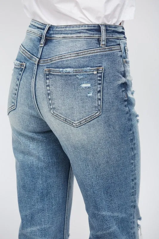 Luanda High Rise Straight Leg Denim