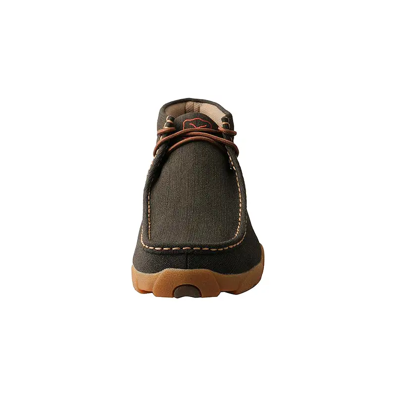 Men's Chukka Driving Moc Rubberized Brown