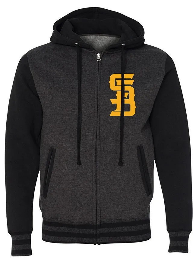 Men's Cobra Zip-Up Hoodie (Heather/Black)