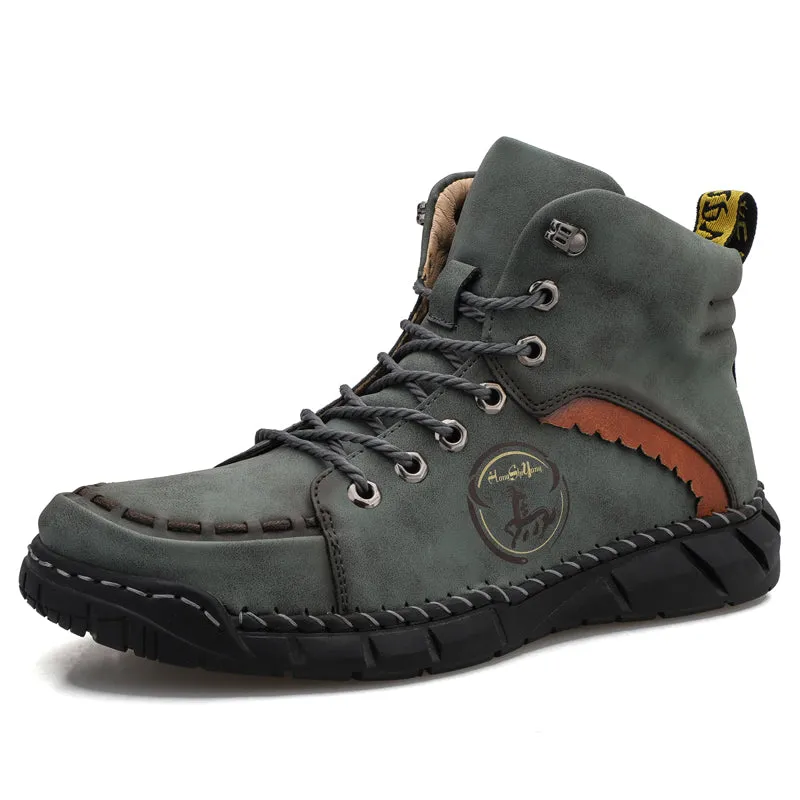 Men's Non Slip Hand Stitching Boots