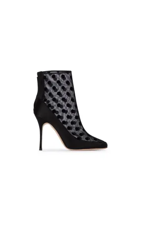 Mukinka Sabio Heeled Ankle Boots - Black