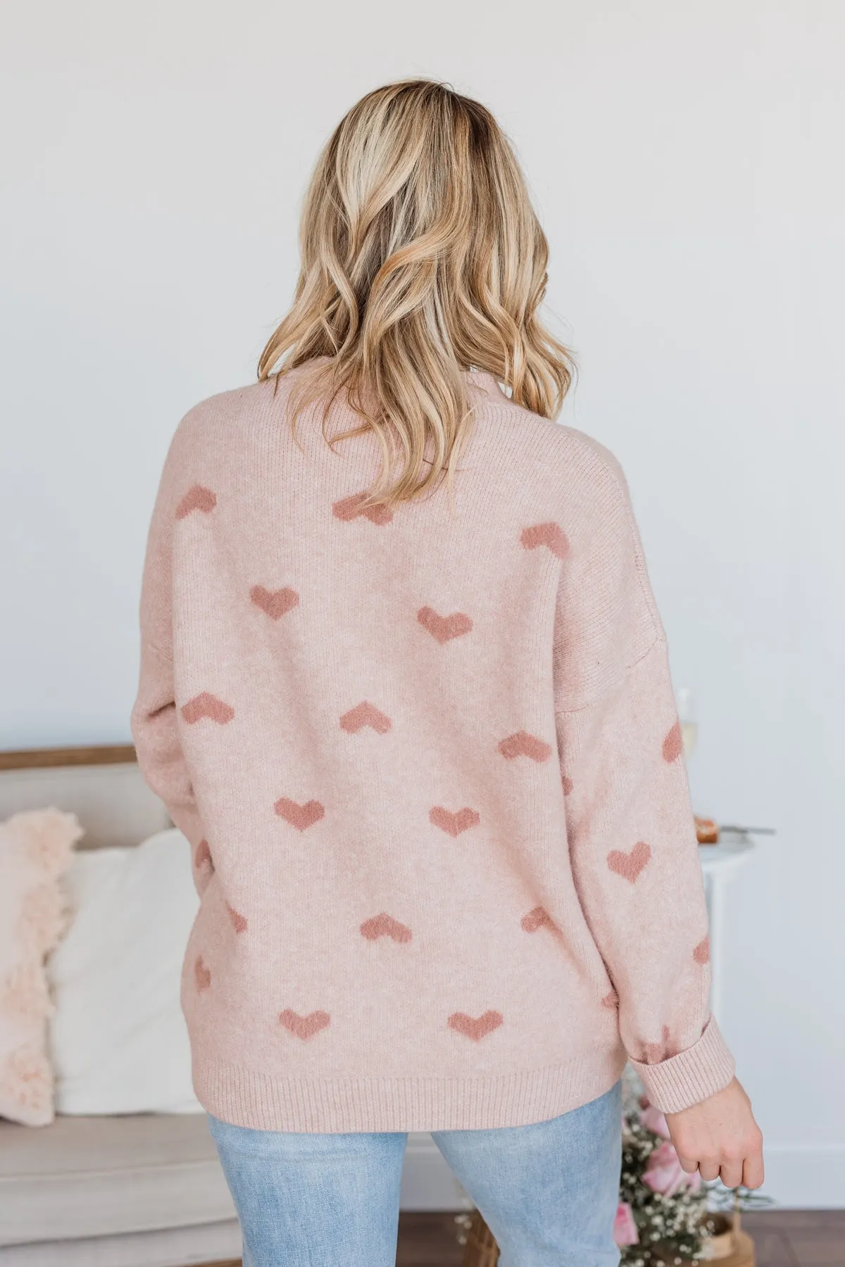 My One & Only Knit Sweater- Dusty Pink