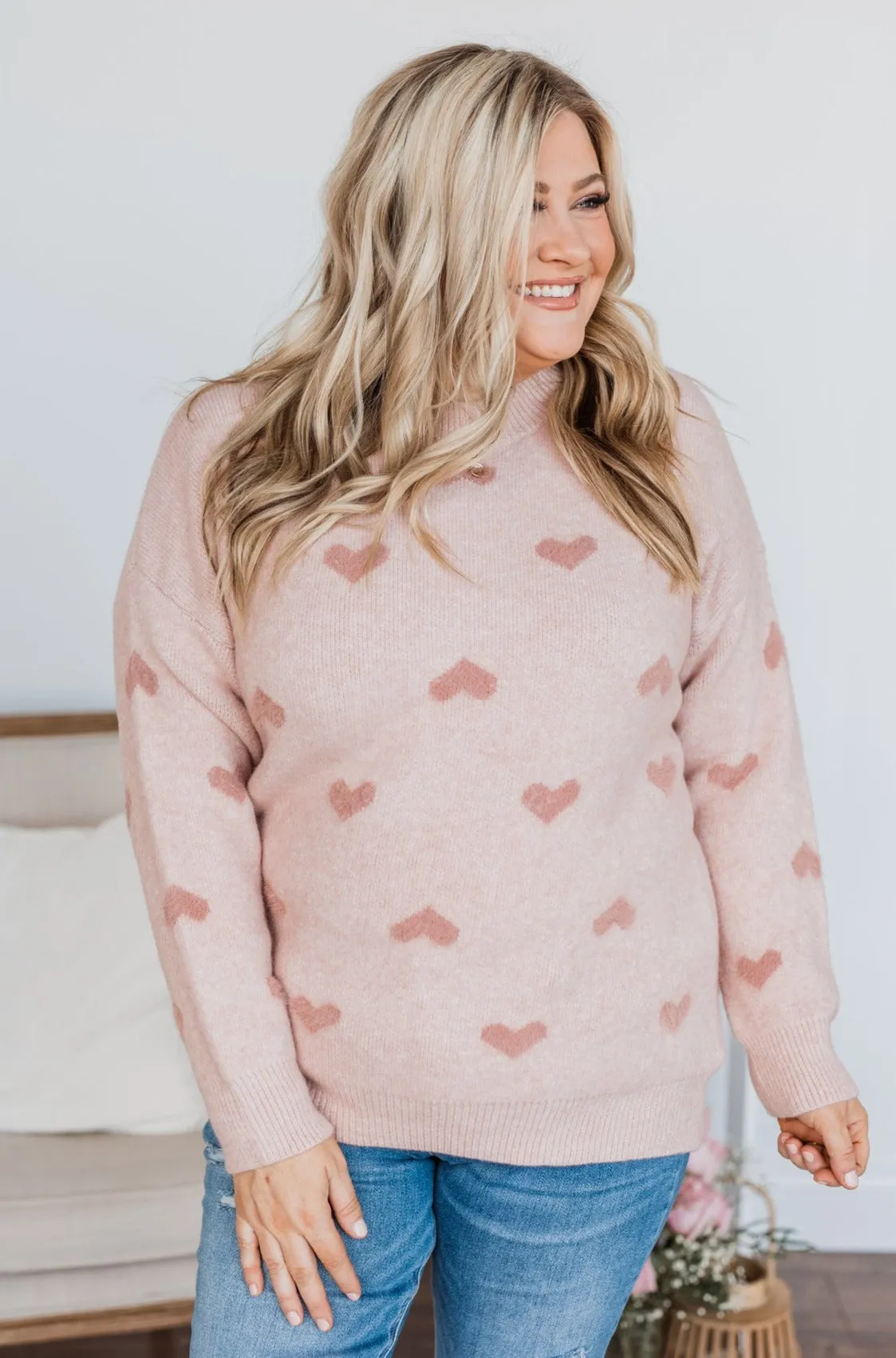 My One & Only Knit Sweater- Dusty Pink