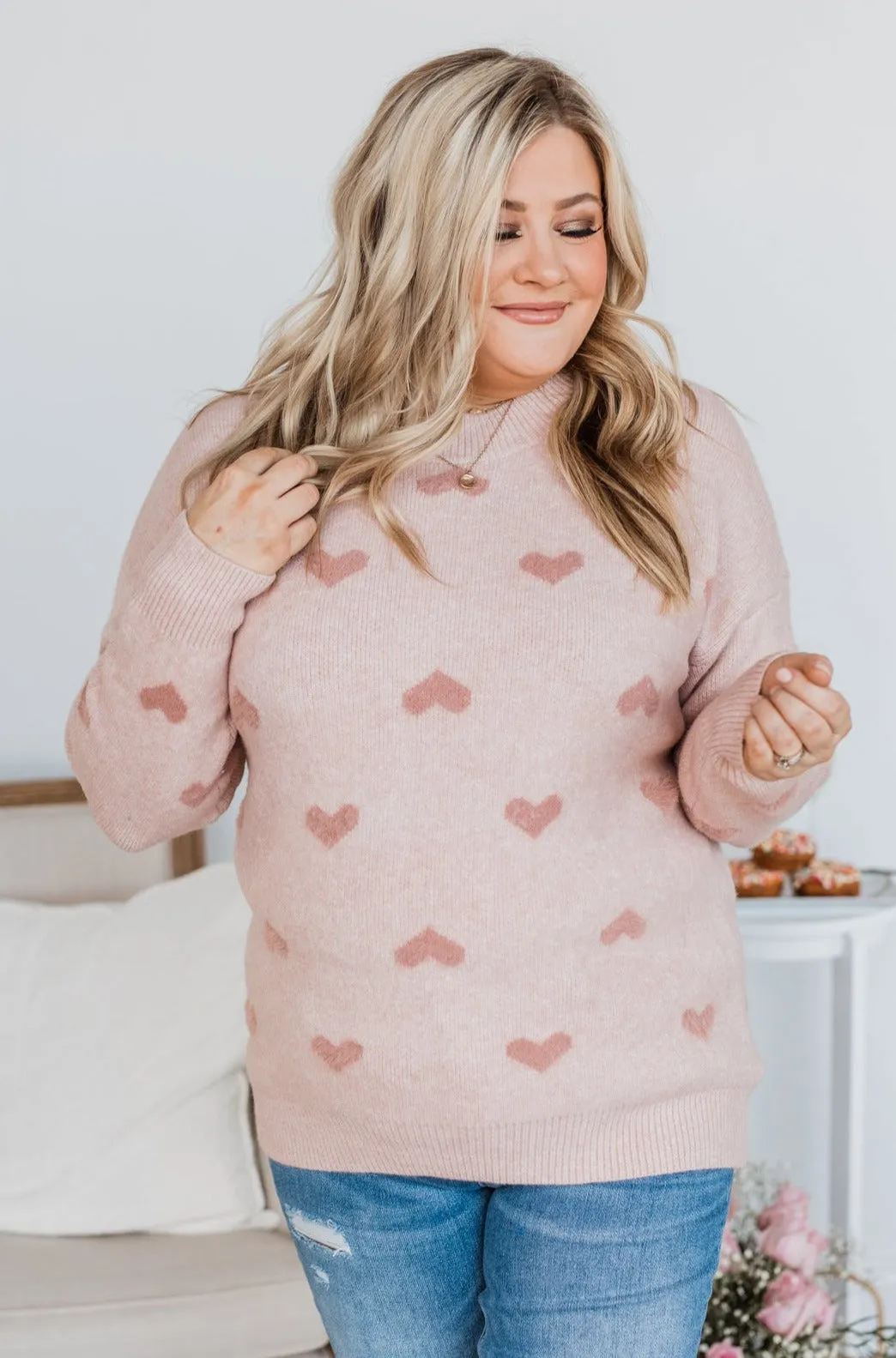 My One & Only Knit Sweater- Dusty Pink