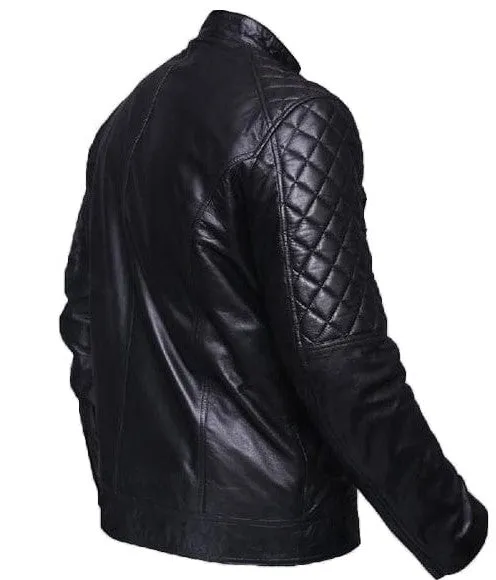 NEO MEN'S MOTOCYELC  LEATHER JACKET