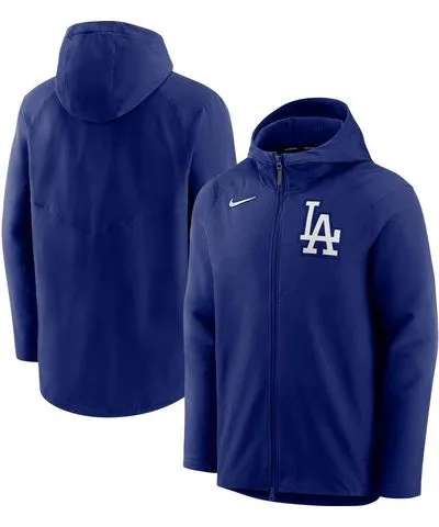 Nike Men's Royal Los Angeles Dodgers Authentic Collection Player Performance Full-Zip Hoodie Jacket