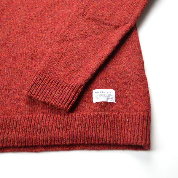 Norse Projects - Binir Shetland Sweater - Burnt Havtorn