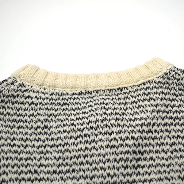 Norse Projects - Sigfred Stripe Sweater - Kit White