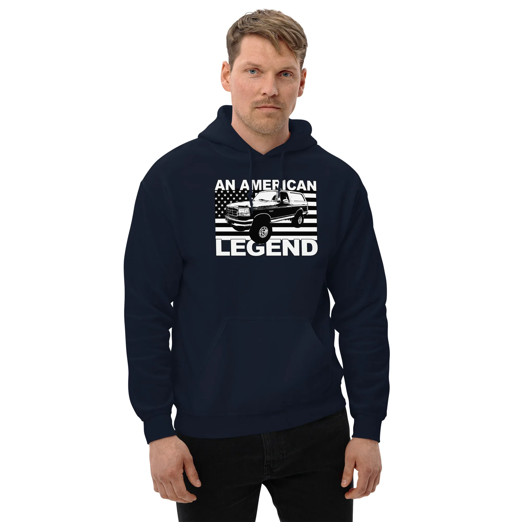 OBS Bronco An American Legend Hoodie Sweatshirt