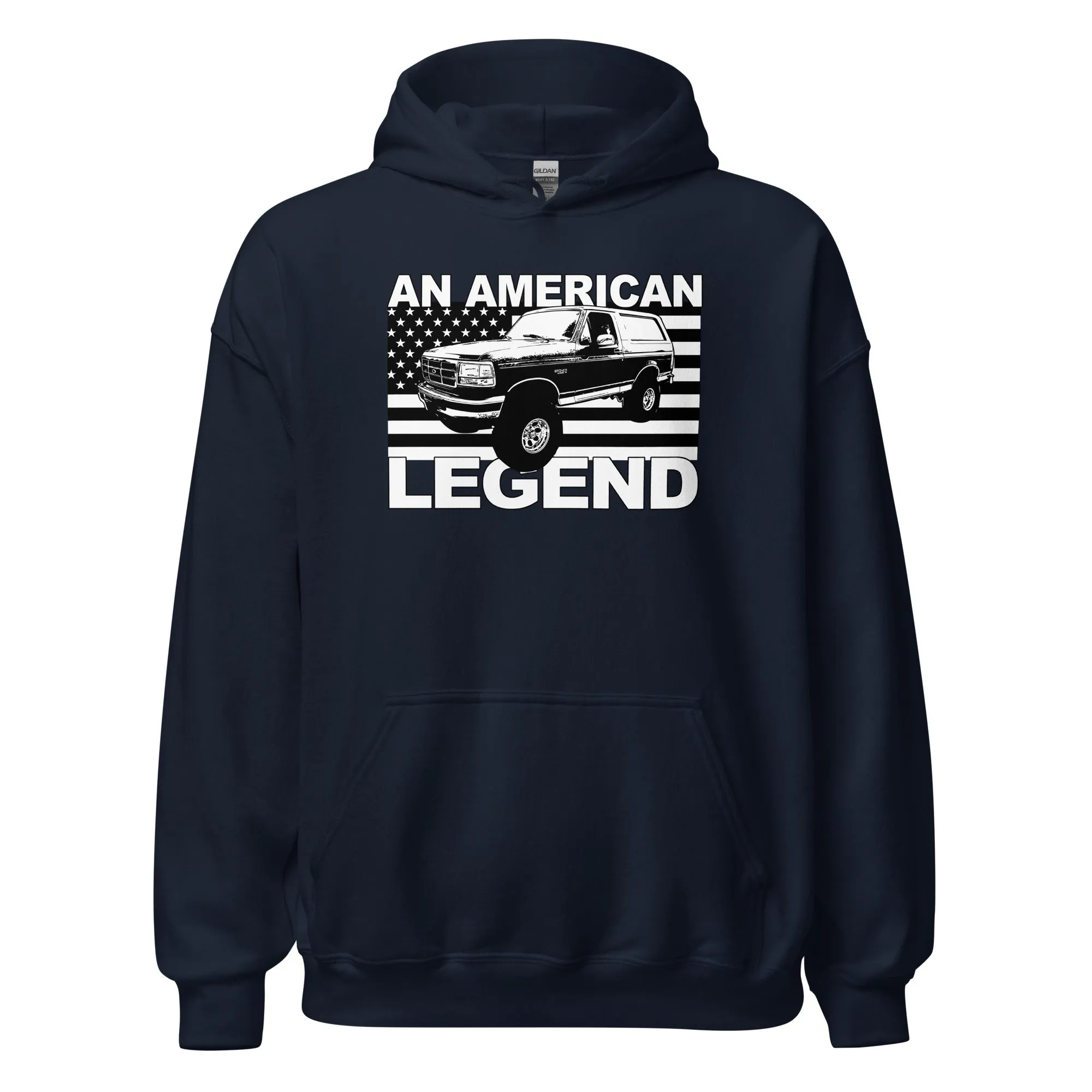 OBS Bronco An American Legend Hoodie Sweatshirt