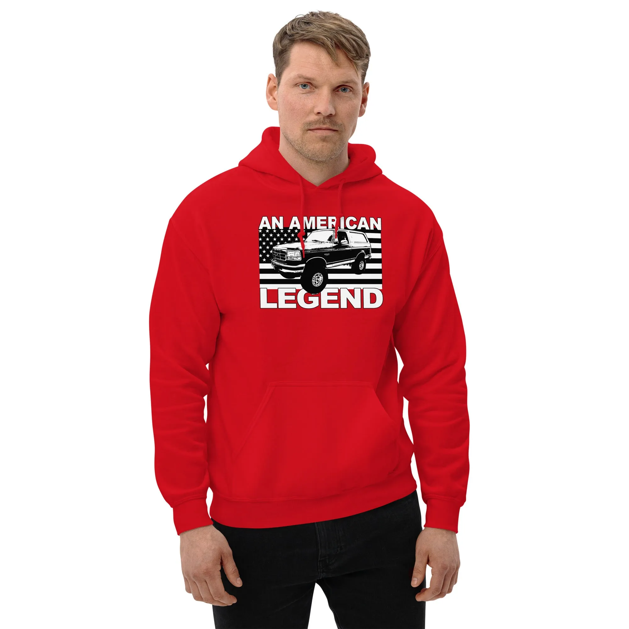 OBS Bronco An American Legend Hoodie Sweatshirt