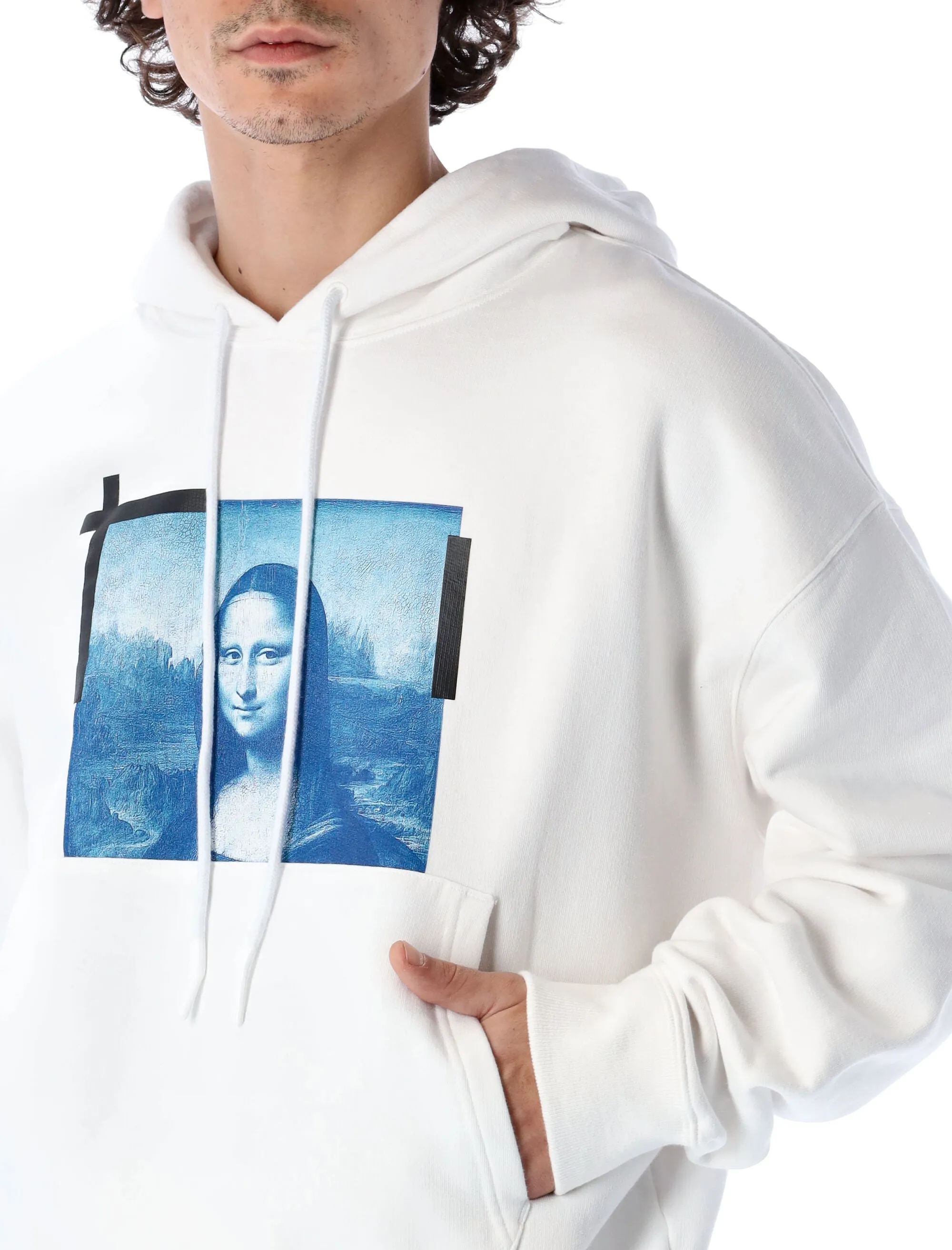 Off-White Monalisa Printed Long-Sleeved Hoodie