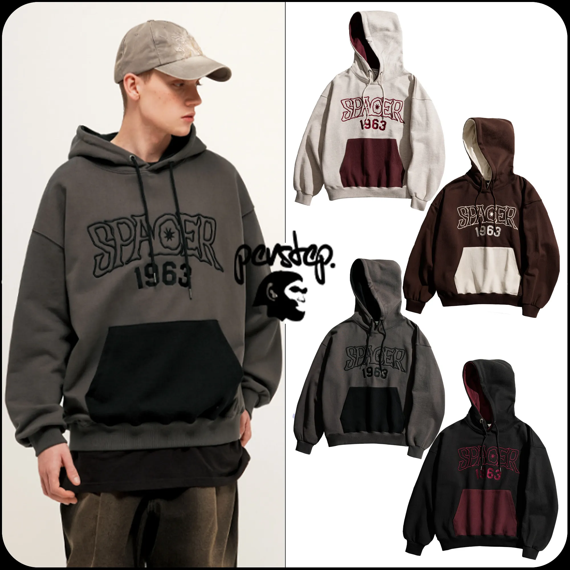 perstep  |[PERSTEP]★DIZZY HEAVY WEIGHT HOODIE